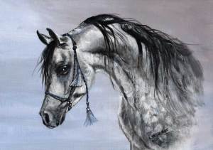 Acrylic painting on 20" x 16" canvas