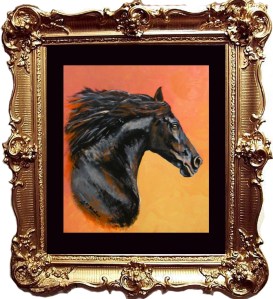 Work in progress on 20" x 16" canvas