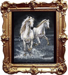 20" x 16" stretched canvas new painting